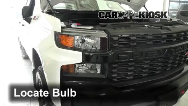 2019 Chevrolet Silverado 1500 Custom Trail Boss 4.3L V6 Crew Cab Pickup Luces Luz de estacionamiento (reemplazar foco)